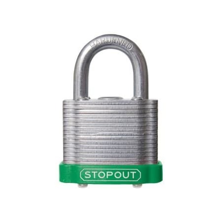 Accuform STOPOUT LAMINATED STEEL PADLOCKS KDL916GN KDL916GN